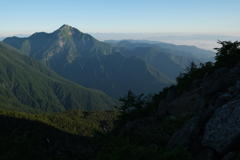 甲斐駒ヶ岳遠望