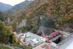 八ッ場ダムの秋