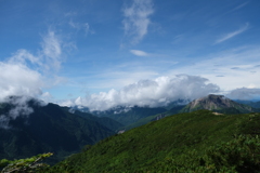 焼岳の空