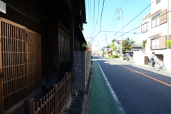 格子戸の素敵な家