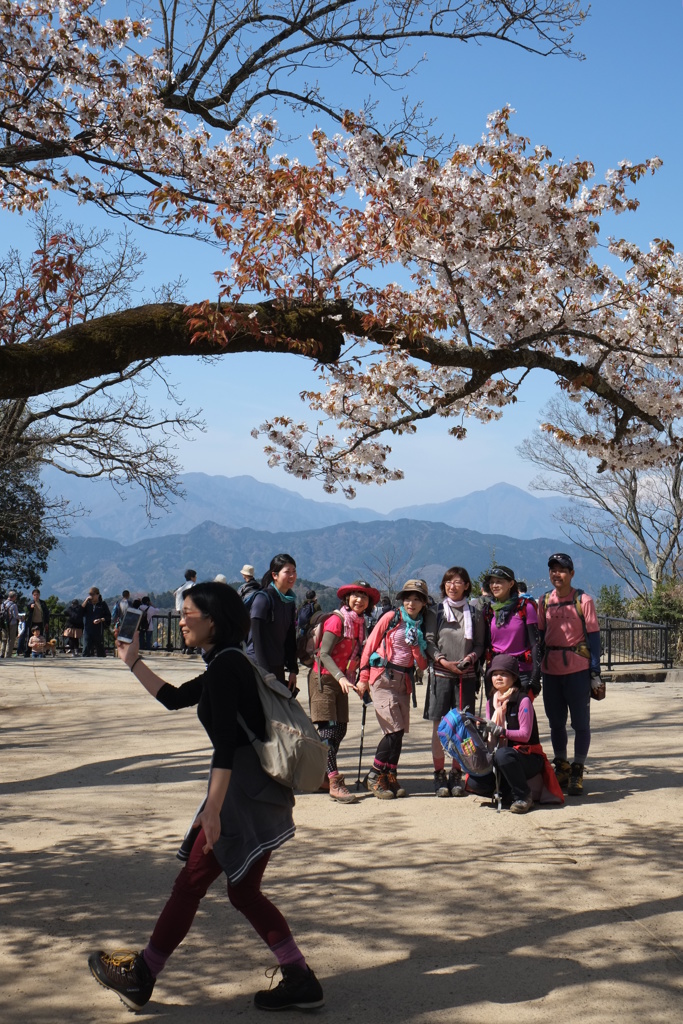 それぞれの山頂
