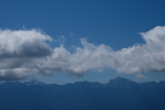 山上の白雲