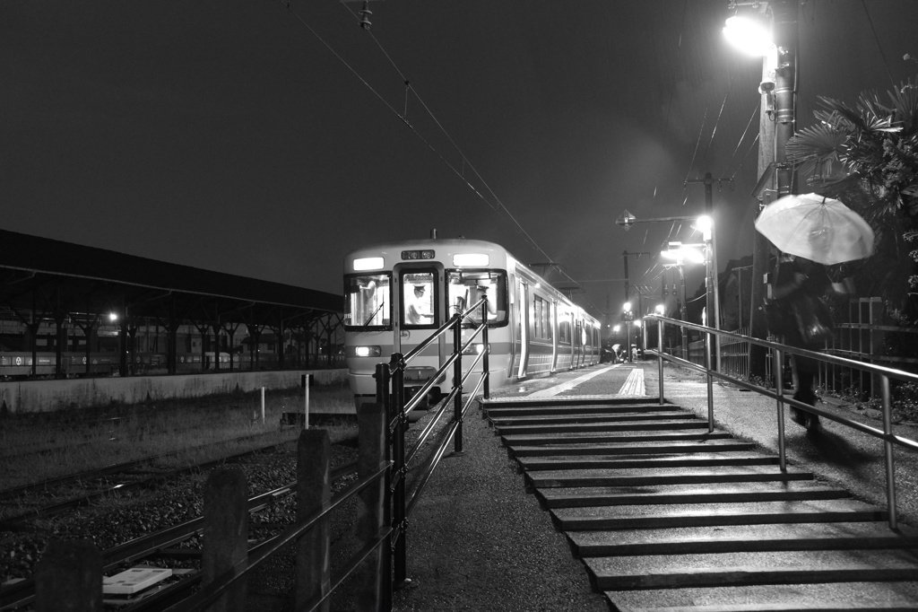雨の終着駅