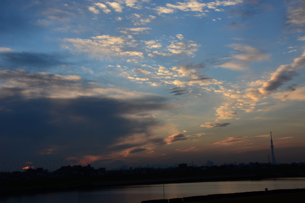 江戸川夕景１