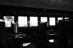 ニス塗りの客車