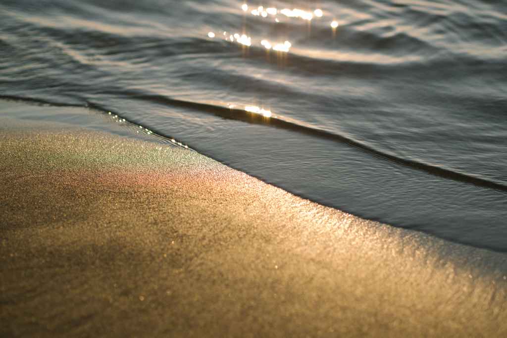 夕方の海