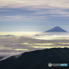 雲上の登山者