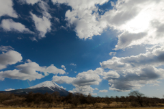 雲がふぁふぁ・・・