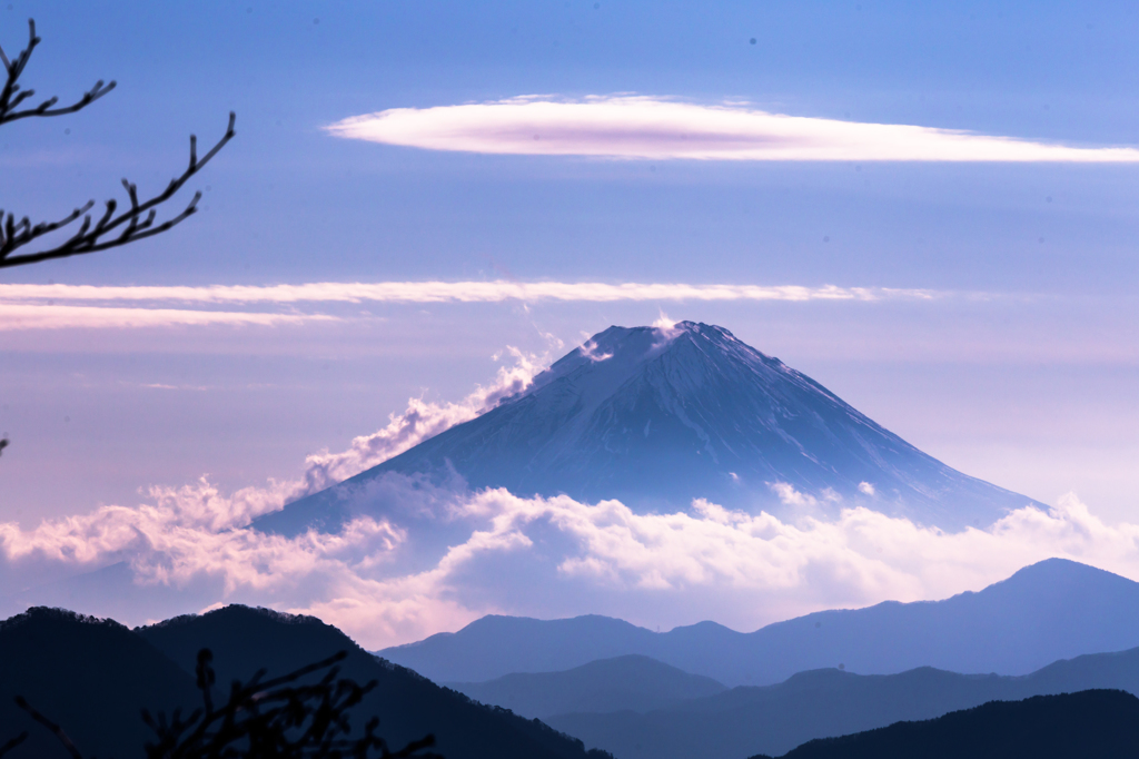 富士山も・・・。