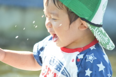 水遊び