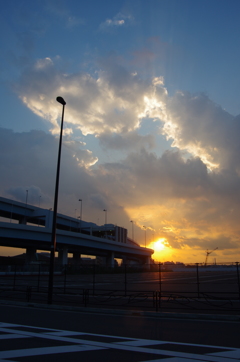 川崎　夕焼け　2