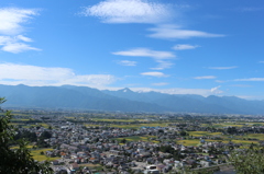 松本盆地景観