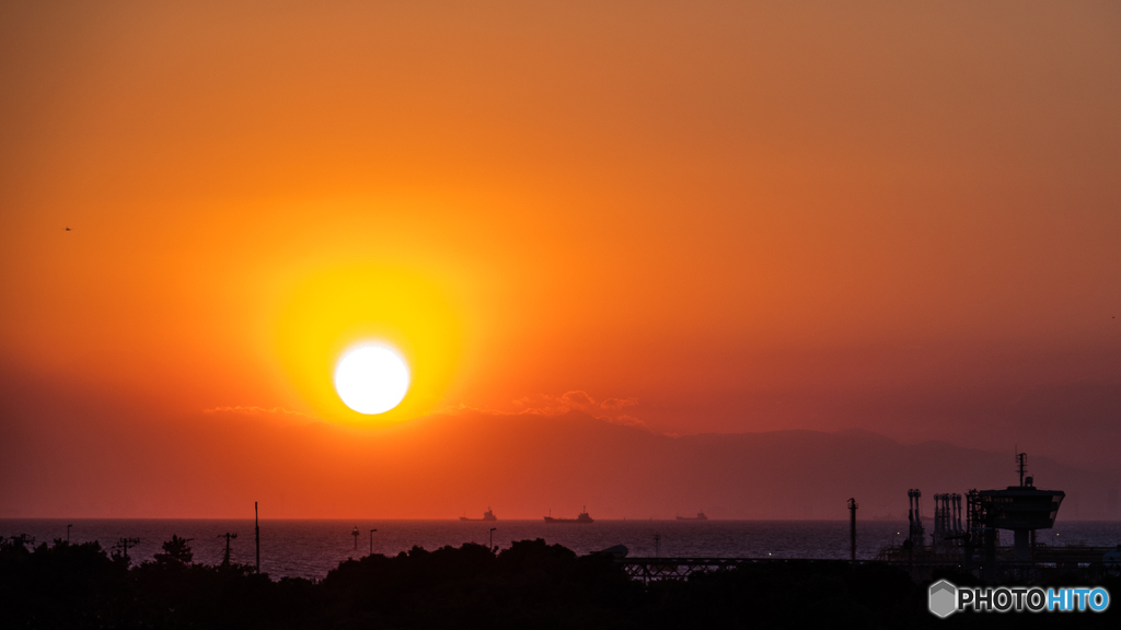 千葉ポートパークより夕景