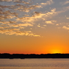 霞ヶ浦の夕景