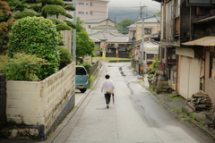 雨上がりの帰り道