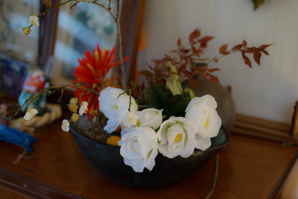 自宅の飾り花