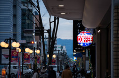 コーヒーショップのある風景