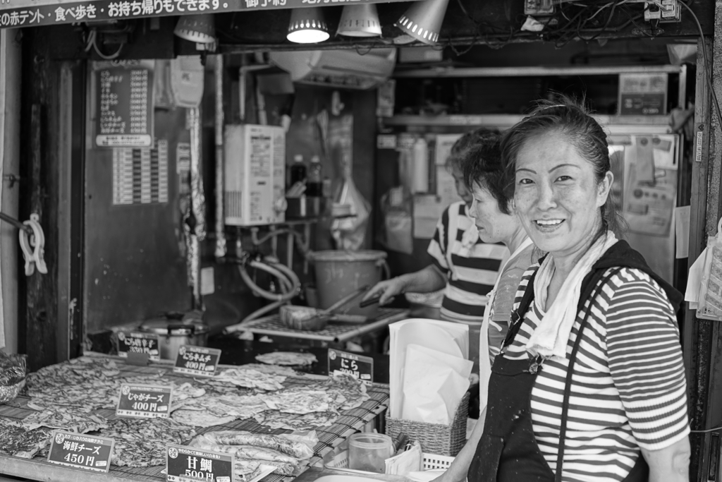 チヂミ屋のおねえさん