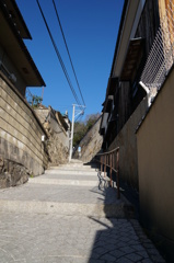 坂道と疲労と、時々、青空