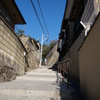 坂道と疲労と、時々、青空