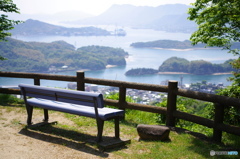 瀬戸の島々を望む場所