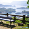 瀬戸の島々を望む場所