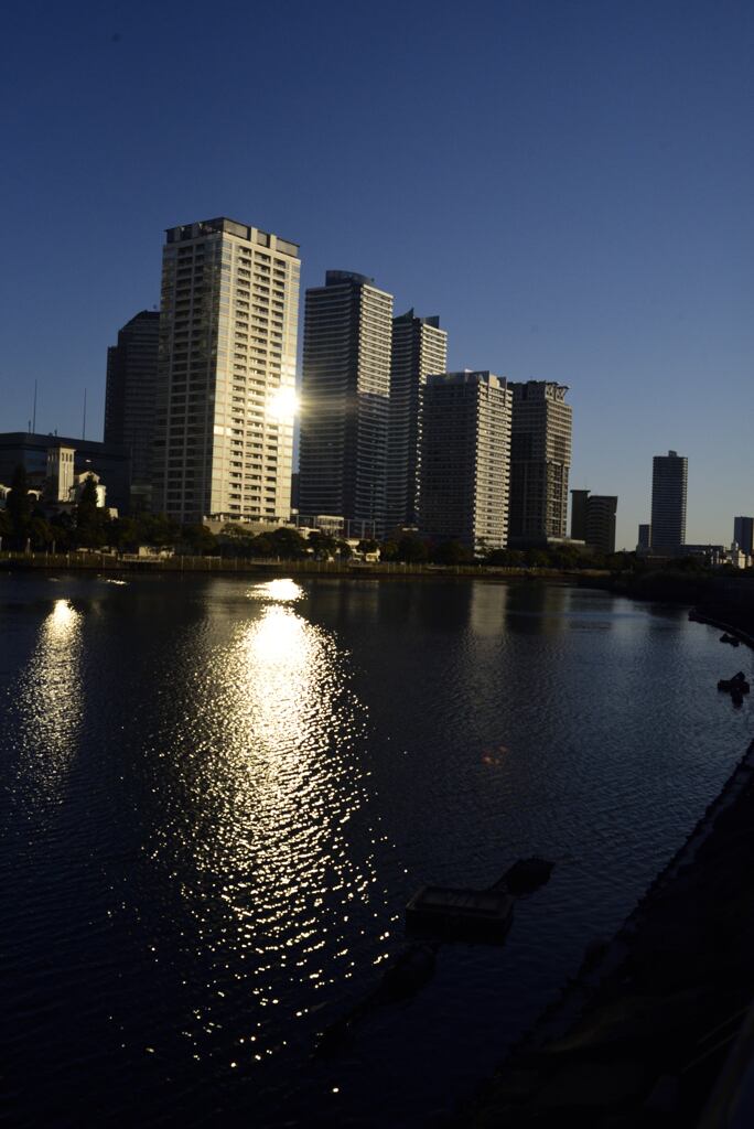 早朝、横浜みなとみらい地区スナップ