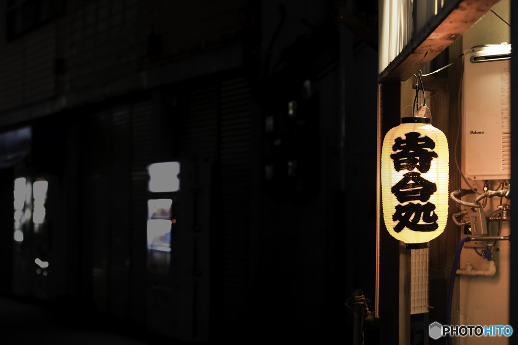 会社の帰り道の風景