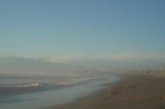 強風の湘南海岸5