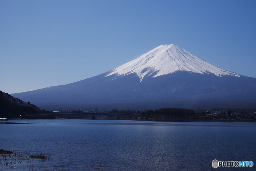 河口湖より