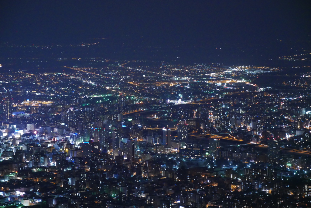 藻岩山の夜景