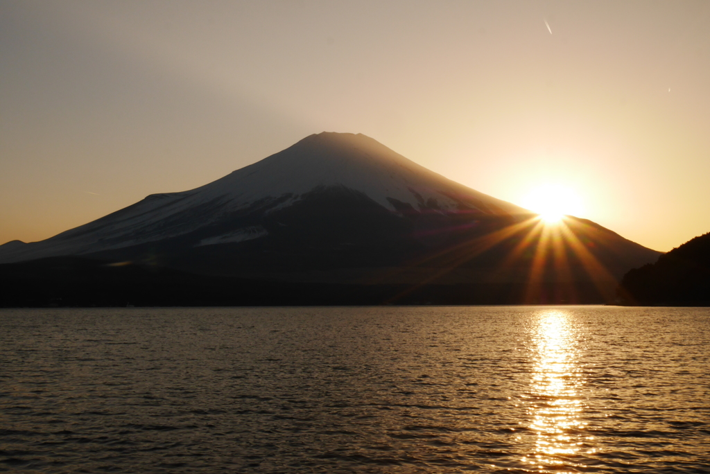 山中湖より