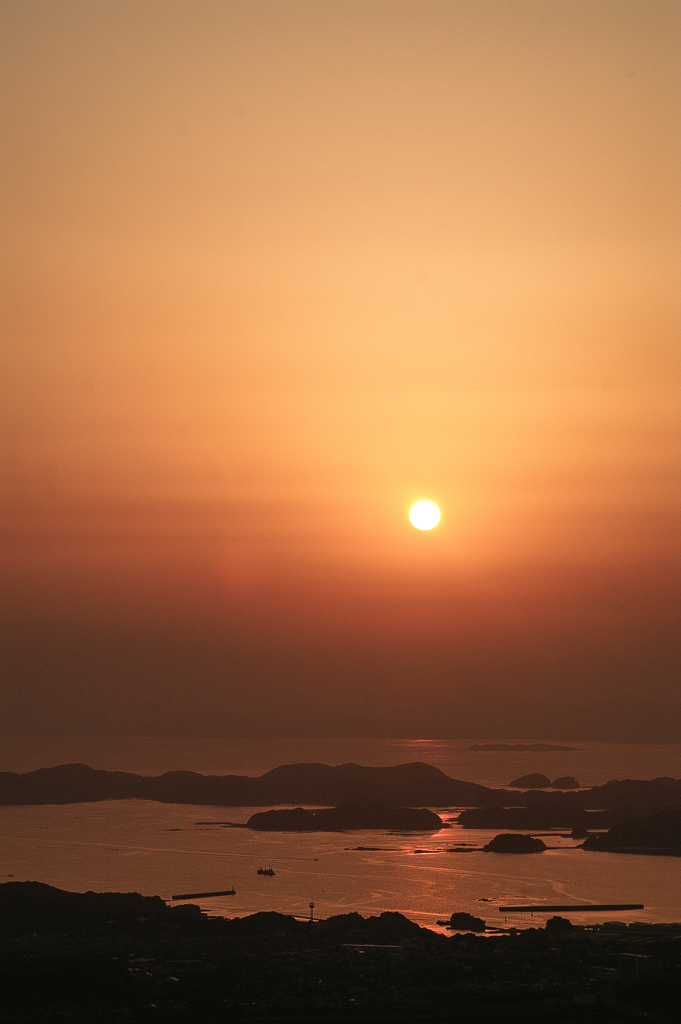 九十九島の夕暮れ