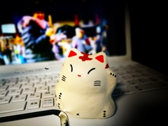 善光寺仲見世通りで買った猫