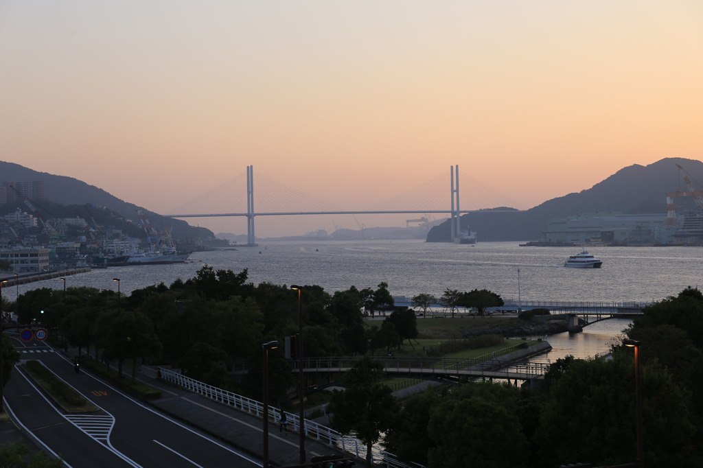 夕暮れ