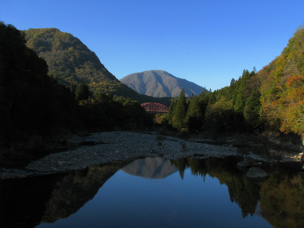 塔のへつりからの景色
