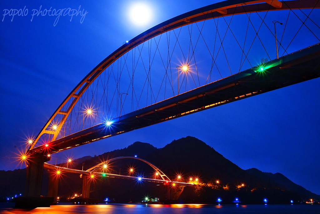 内海大橋夜景