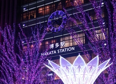 博多駅前イルミネーション
