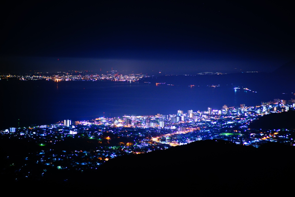 十文字の展望台夜景