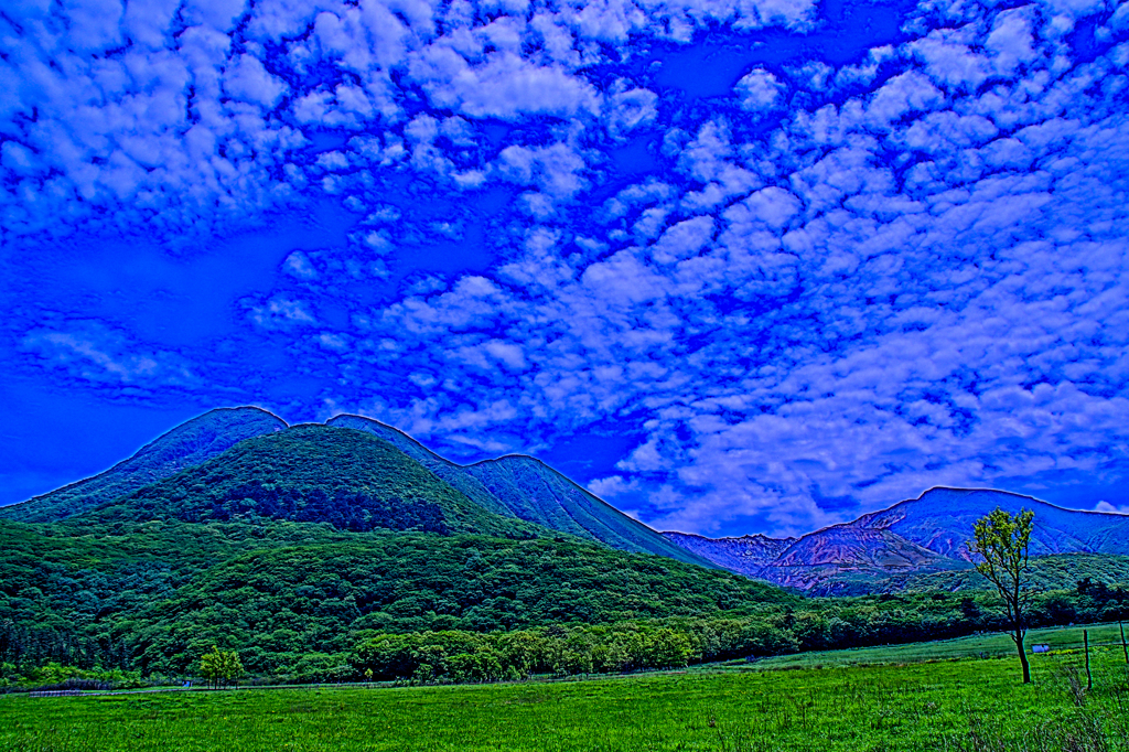 九重連山　HDR