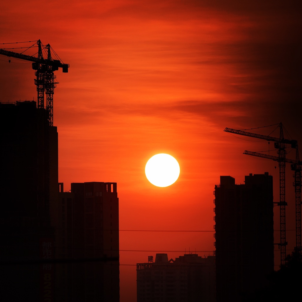 常平夕景