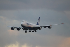 20170121北九州空港　ボーイング７４７－８Ｆ 日本貨物航空ＮＣＡ