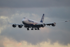 20170121北九州空港　ボーイング７４７－８Ｆ 日本貨物航空ＮＣＡ