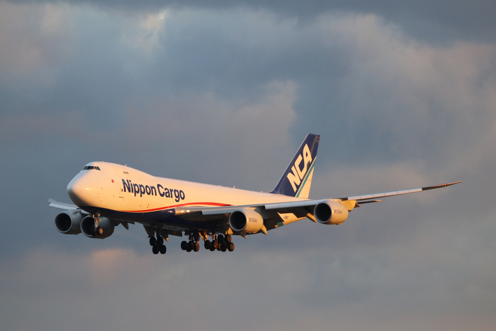 20170121北九州空港　ボーイング７４７－８Ｆ 日本貨物航空ＮＣＡ