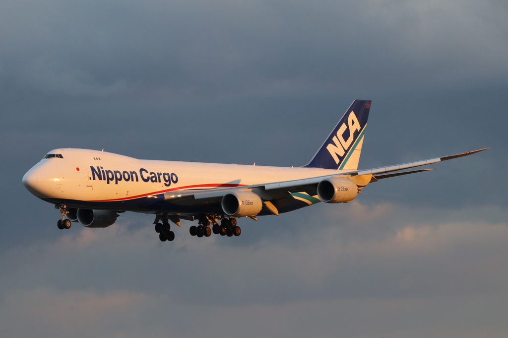 20170121北九州空港　ボーイング７４７－８Ｆ 日本貨物航空ＮＣＡ