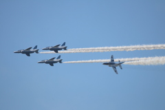 芦屋基地航空祭2016　ブルーインパルス　4