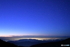 甘利山からの夜景