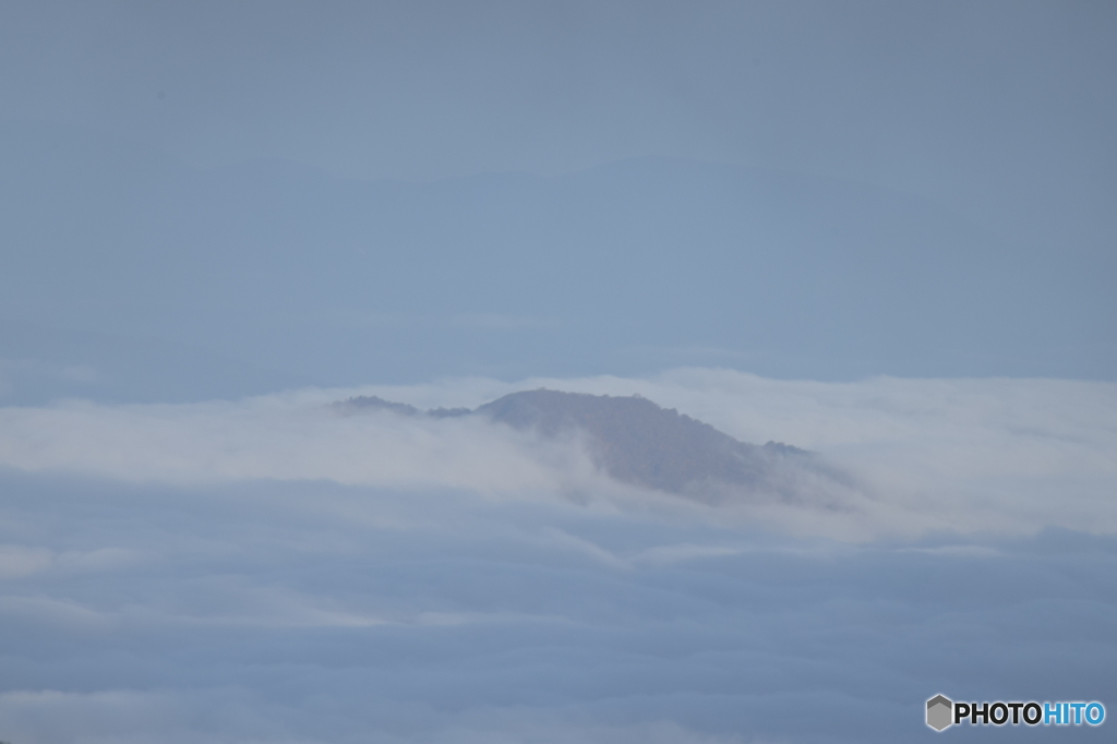 横手山からの雲海