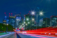 皇居外苑・光跡