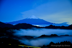 真夜中の雲海